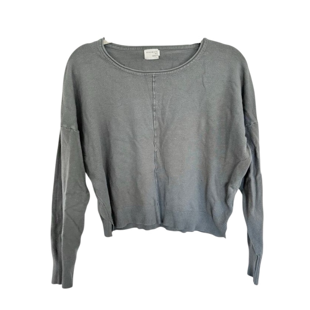 Stretchy Soft sweater Blue ish Grey comfort Dreamers by Debut cozy M/L womens